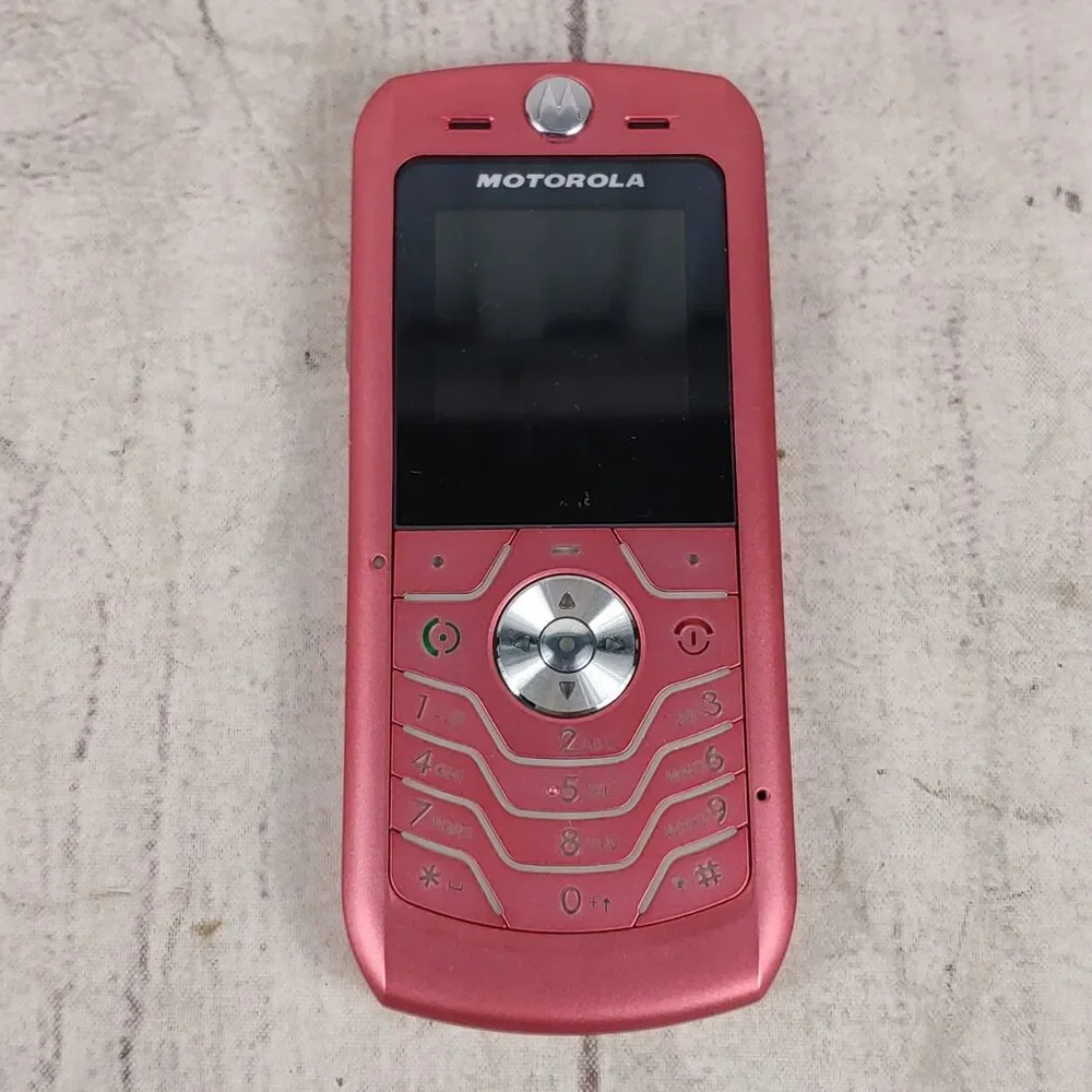 Motorola SLVR L6 UNLOCKED Pink - Cell Phone - TESTED WORKING - Y2K No Battery